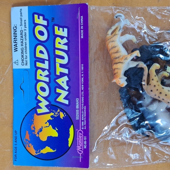 Vintage 1998 World of Nature Manley Toys collectible plastic jungle animals - Picture 4 of 7